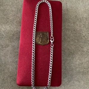 Cuban link chain 5mm Stainless steel Silver necklace for Men and Women. New.